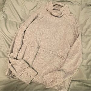 LULULEMON FLEECE LINED COWL NECK PULLOVER LIKE NEW SIZE 8